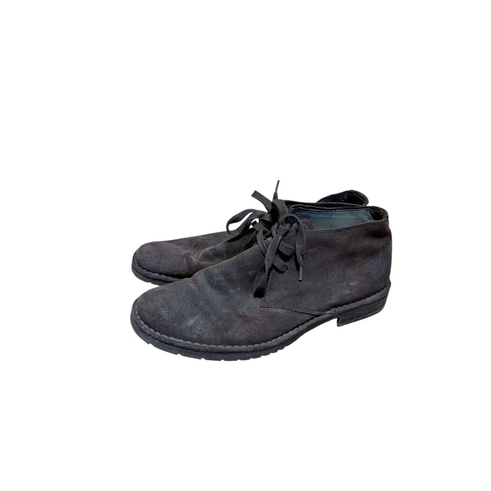 John Varvatos Chukka Boots Mens 11 M Brown Suede Hipster Preppy Crepe Soles